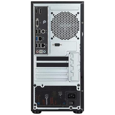 PC Desktop Pro DP180 14A-825EU Intel Core i5-14400 RAM 8GB SSD 512GB Windows 11 Pro 8xUSB Desktop Nero - Foto 6