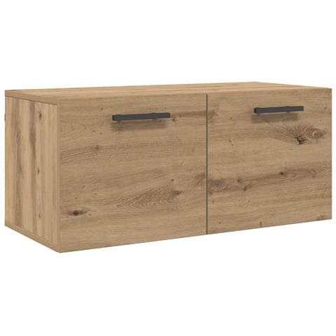 Armadietto a muro rovere artigianale 80 x 36.5 x 35 cm - Foto 1