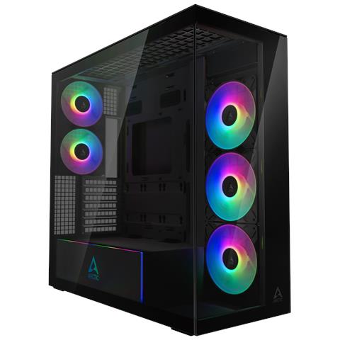 Xtender (Mirror Black) Midi Tower Nero - Foto 1