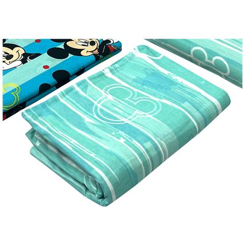 Completo Lenzuola Disney In 100% Cotone Letto Singolo Mickey Mouse - Foto 2