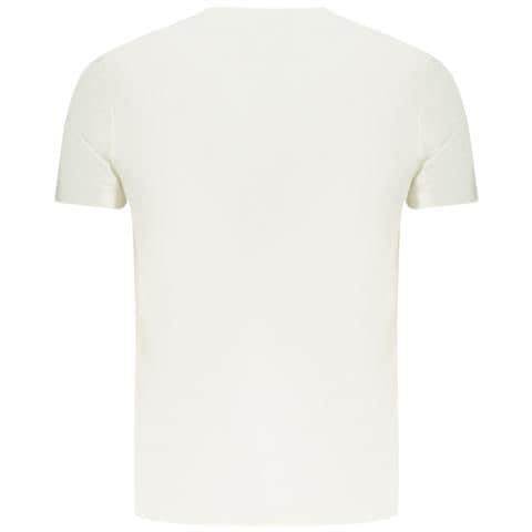 MAGLIETTA DA UOMO A MANICHE CORTE NORVEGIA 1963 BIANCA - Colore: Bianco, Taglia: XL - Foto 2