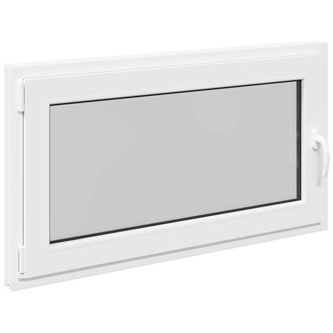 Finestra per Soffitta RISOR 110 x 50 cm PVC e Vetro Bianco - Foto 1