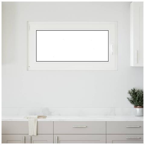 Finestra per Soffitta RISOR 110 x 50 cm PVC e Vetro Bianco - Foto 2