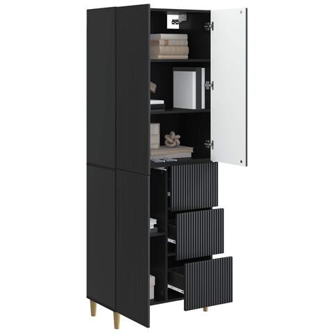 Set di armadi 2 pcs 66 x 34,5 x 90 cm Legno ingegnerizzato - Foto 2