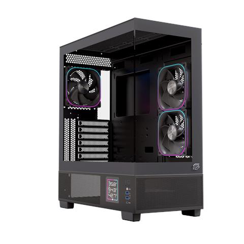 EXCS-PR-51DR-B computer case Midi Tower Nero - Foto 1