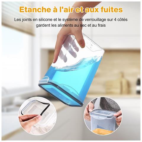 Contenitori dispensa YH1310-20PCS. 20 contenitori. 23.15 L - Foto 4