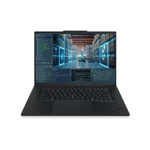 ThinkPad P1 Gen 9 Intel Core Ultra 9 386H Workstation mobile 40,6 cm (16") WUXGA 64 GB LPDDR5x-SDRAM 1 TB SSD NVIDIA RTX PRO 2000 Blackwell Wi-Fi 7 (802.11be) Windows 11 Pro Nero Italiano - Foto 1