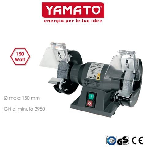 Smerigliatrice Da Banco Mola Doppia 150 Mm 150 W - Foto 3