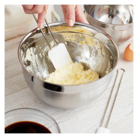 Spatola 32 cm colore bianco in silicone - Foto 2