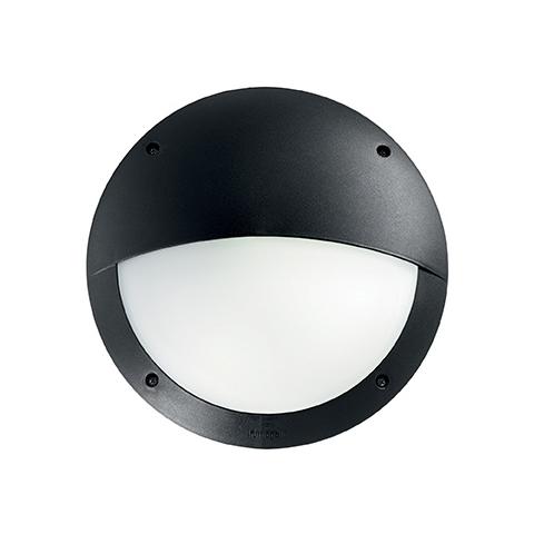 Lampada Da Parete Lucia-2 Ap1 Nero Max 1 X 60w E27 - 240v - Foto 2