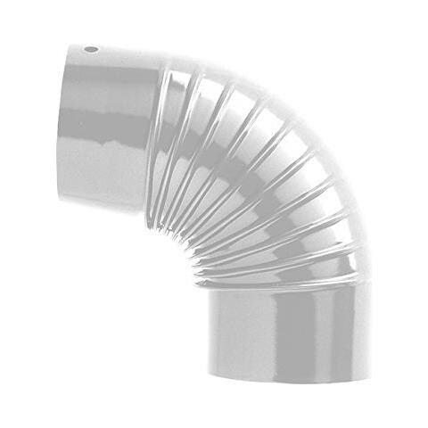 Gomito Smaltato - Ø Cm 12 90° Bianco - Foto 2