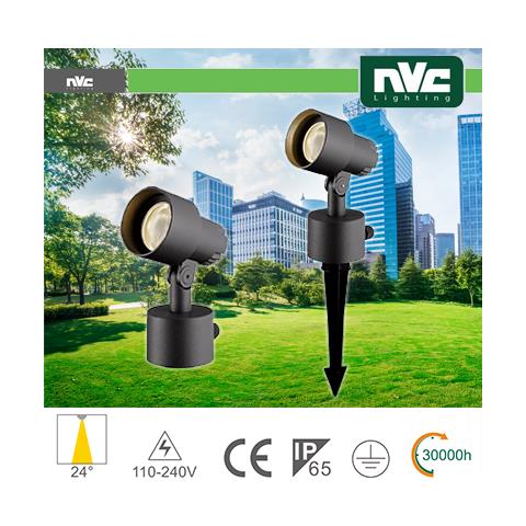 Faretto Da Giardino Con Picchetto 9w 3000k Ip65 - Foto 1