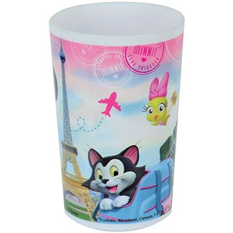 Fun House 005.509 Disney Minnie Vetro Per Bambini Polipropilene Rosa 10 X 0,025 X 6,5 Cm - Foto 2