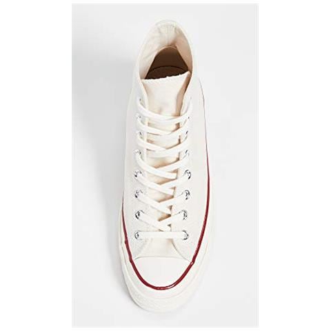 Taylor Chuck 70 Hi, Scarpe Da Ginnastica Basse Unisex-adulto, Multicolore (parchment / garnet / egret 247), 44.5 Eu - Foto 2