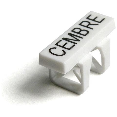 Tar. segnac. mg-tdm-01 4x12mm. bianco 6 Steli - 40190 - Foto 1