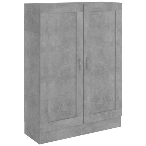 Libreria Grigio Cemento 82,5x30,5x115 cm in Legno Multistrato - Foto 1