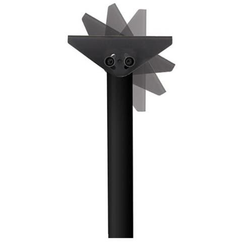 Supporto da parete / soffitto BT7808 / B Heavy Duty con inclinazione, 140 kg max, inclinazione + 90 °, Nero - Foto 3