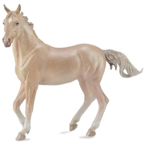 Cavalli: Cavalla Akhal-teke 16 Cm Marrone Chiaro - Foto 1