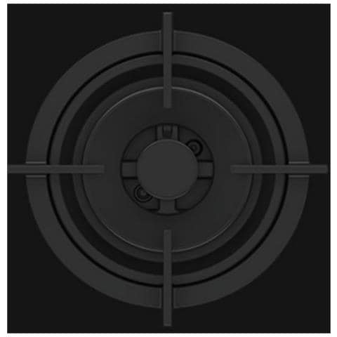 Tavolo Gas Vetro 60cm 4 Fuochi Nero - Hilw64222s - Foto 3