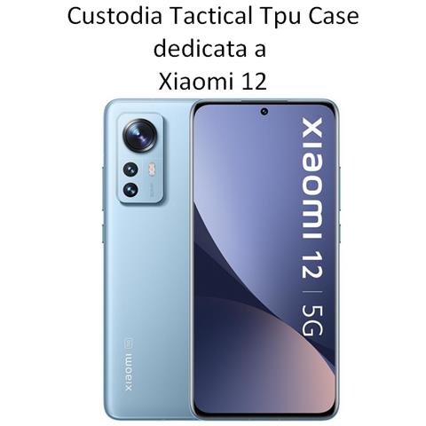 Maxy Custodia Book Orizzontale Silicone Case Per Xiaomi 12 Black - Foto 2