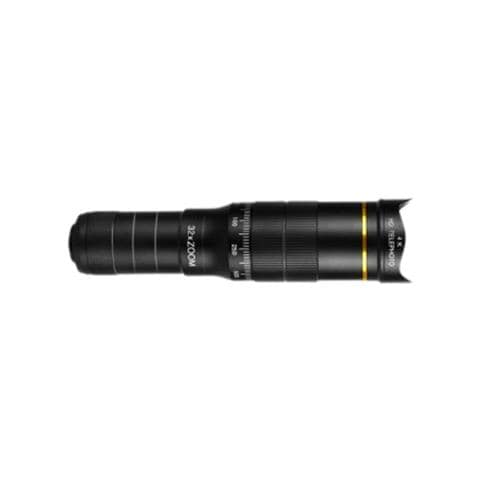 Obiettivo Telescopico Per Cellulare - Zoom Regolabile 32x Con Treppiede Black - Foto 6