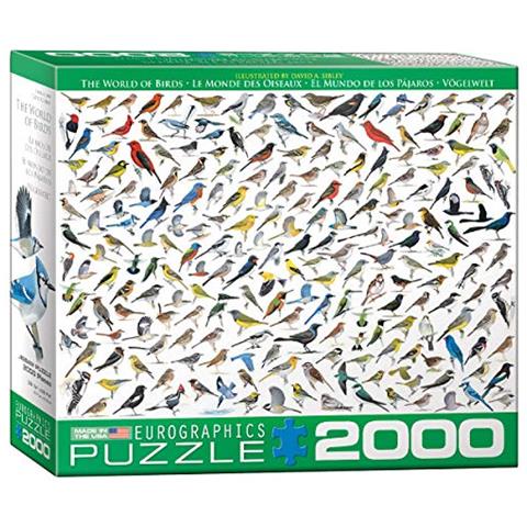 Puzzle Eurographics Il Mondo Degli Uccelli (2000 Pezzi) (8220-0821) - Foto 1