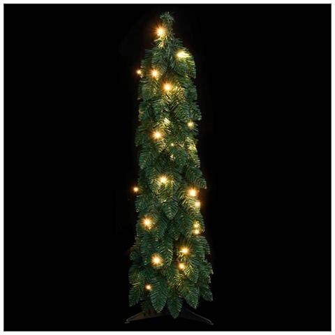 Albero Di Natale Artificiale Preilluminato Con 45 Led 90 Cm - Foto 2