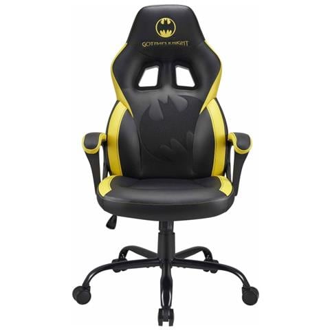 SA5642-B1 sedia per videogioco Sedia da gaming per PC Seduta imbottita Nero, Giallo - Foto 1