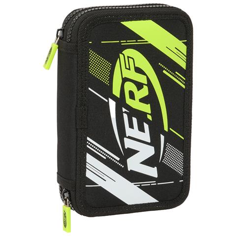 Astuccio Doppio Nerf Get Ready Nero 12.5 X 19.5 X 4 Cm (28 Pezzi) - Foto 1