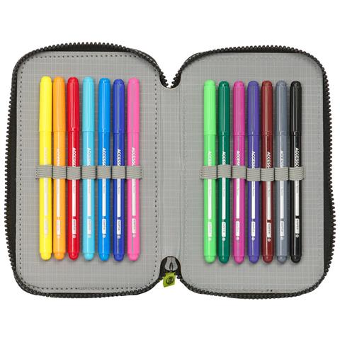 Astuccio Doppio Nerf Get Ready Nero 12.5 X 19.5 X 4 Cm (28 Pezzi) - Foto 2