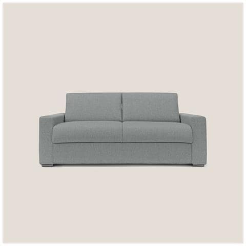 Nixon Divano letto matrimoniale con materasso 20 cm in tessuto impermeabile T03 220 cm (mat. 160x197) grigio - Foto 2