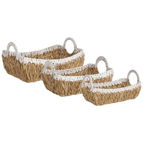 Set Di 3 Cestini Campha Vimini Naturale - Foto 10