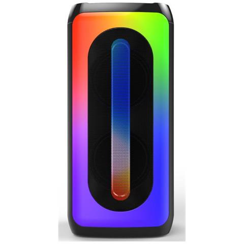 Altoparlante 116302 BK con Cavo Potenza 160 Watt USB-C con Luci Led e Microfono Incluso Colore Nero - Foto 1