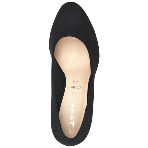 Black Classic Closed Pumps High Scarpe Con Tacco Tessile Scarpe Donna Nero Eu 38, 1-22418-41 001 - Foto 3