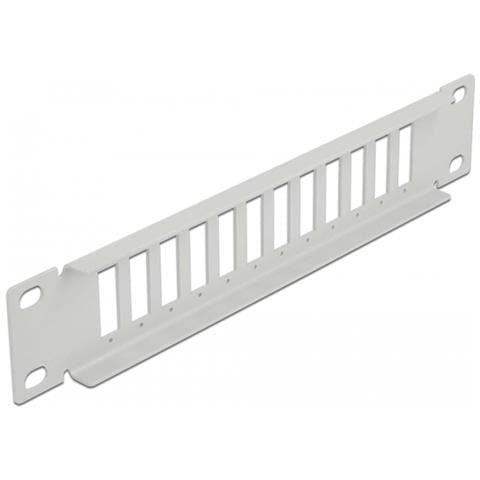 DeLOCK Pannello patch da 10? in fibra ottica a 12 porte per SC Duplex / LC Quad 1U grigio - Foto 2