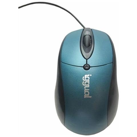 Mouse USB IGG317532 Ottico 3 Tasti 800 DPI Colore Nero /Blu - Foto 1