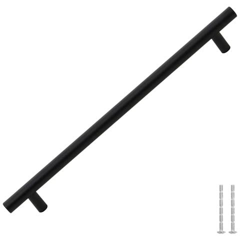 Maniglie Per Mobili 5pz Nere 224mm In Acciaio Inox - Foto 3