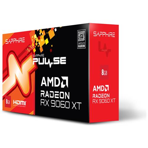 PULSE AMD Radeon RX 9060 XT 8GB GDDR6 PCI Express x16 5.0 - Foto 2