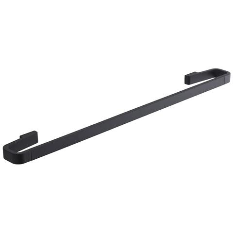 Portasalviette 60 Cm Da Muro In Ottone E Cromall A821-60 Gedy Serie Samoa Nero Matt - Foto 1