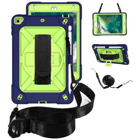 Custodia Per Ipad Pro 6/5 9.7” Con Supporto E Tracolla Blu Navy - Foto 4