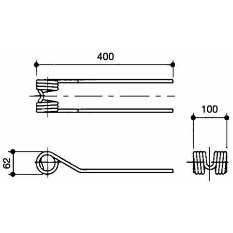 Dente Girello Adattabile Fontanesi Filo 9 Confezione Da 5 Pezzi - Foto 1