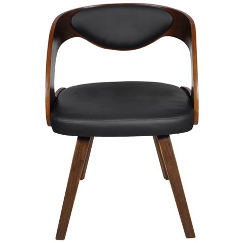 Lusso Casadino -  Sedie Da Pranzo 2 Pz Marroni In Similpelle - Foto 2