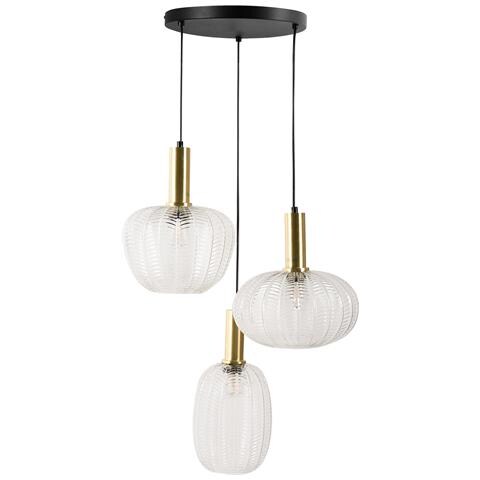Lampadario Njoro Vetro Trasparente - Foto 2