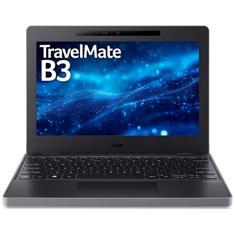 TravelMate TMB311-33 Intel® N N200 Computer portatile 29,5 cm (11.6") HD 8 GB LPDDR5-SDRAM 128 GB SSD Wi-Fi 6E (802.11ax) Windows 11 Pro Education Nero - Foto 1