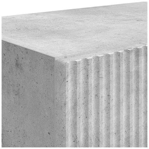 Mobile TV da parete 2 pcs Grigio cemento 59,5 x 31 x 40 cm - Foto 9