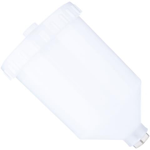 Pistola A Spruzzo Hvlp Con 4 Ugelli (1,4 1,7 2,0 2,5) - Serbatoio 600ml | Regolazione Aria, Vernice, Flusso | Vernici Acriliche E Acqua - Foto 2