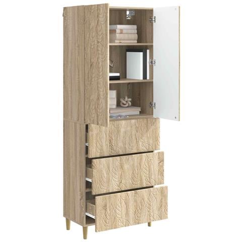 Set di armadi 2 pcs Rovere Sonoma 66 x 34,5 x 90 cm - Foto 2