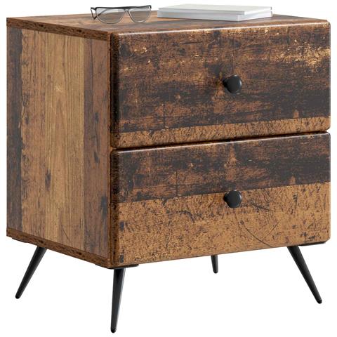 Armadio da Notte 2 pcs Legno antico 43 x 34,5 x 47,5 cm - Foto 2