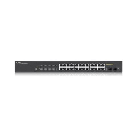 GS1900-24HP Gestito Gigabit Ethernet (10/100/1000) 1U Nero - Foto 4