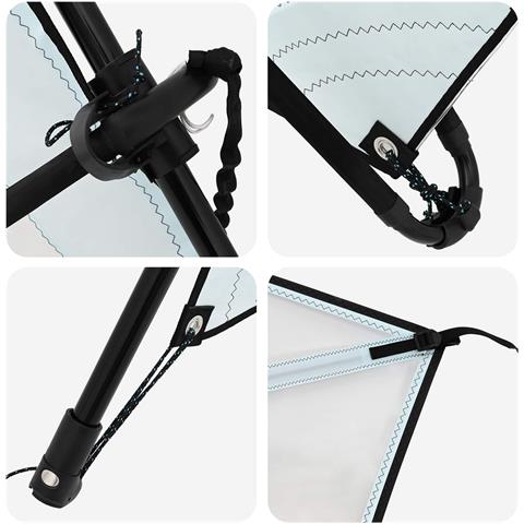 SUP gonfiabile con vela SCYLLA 330 x 76 x 15 cm Blu per - Foto 9
